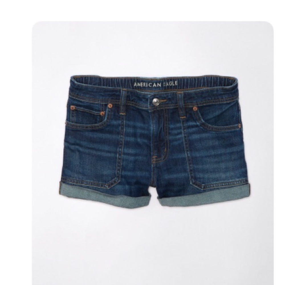 American Eagle Outfitters Dark Blue Jean Shorts